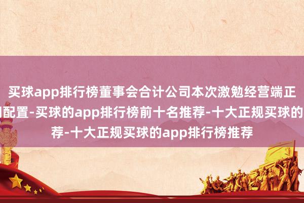 买球app排行榜董事会合计公司本次激勉经营端正的授予条目照旧配置-买球的app排行榜前十名推荐-十大正规买球的app排行榜推荐